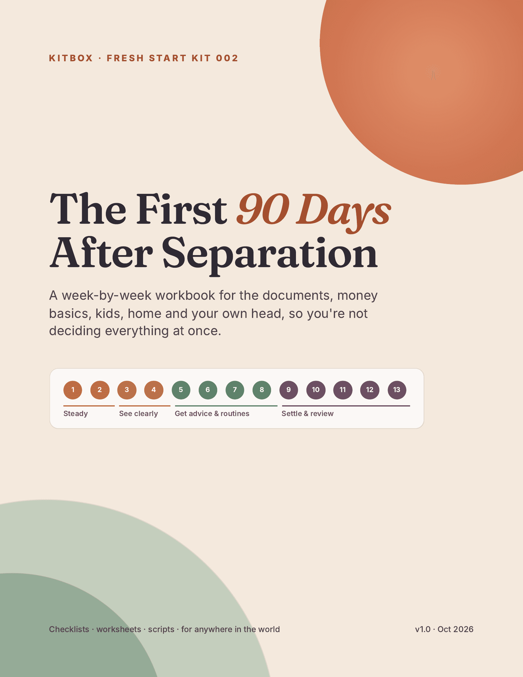 The First 90 Days After Separation cover